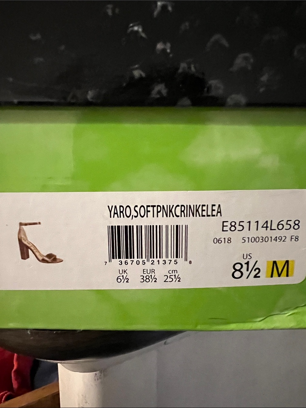 Sam Edelman Yaro Metallic Rose Gold Block Heel sandals - 8.5 - Picture 5 of 8